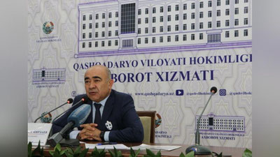 Изрображение 'Хоким Кашкадарьинской области заразился коронавирусом'