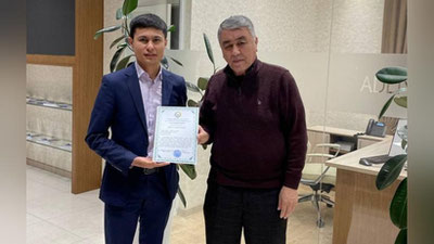 '«Zakovat» intellektual klubi NNT sifatida Adliya vazirligida ro`yxatdan o`tdi'ning rasmi