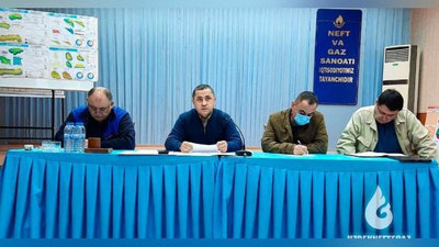 '“O`zbekneftgaz” boshqaruv raisi tabiiy gaz va neft qazib olish ko`rsatgichlarini tanqid qildi'ning rasmi