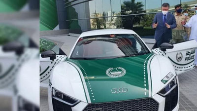 'O`zbekiston Ichki ishlar vaziri Dubay "Aqilli polisiyasi"  bilan tanishmoqda'ning rasmi