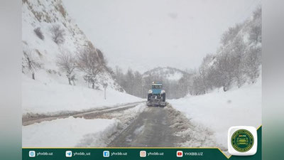 'Tezkor! “Taxtaqoracha” dovonida avtotransport vositalarining harakati to`xtatildi'ning rasmi
