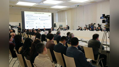 '“Ochiq muloqot: ijtimoiy soha - kecha, bugun, ertaga” mavzusida uchrashuv bo`lib o`tdi'ning rasmi