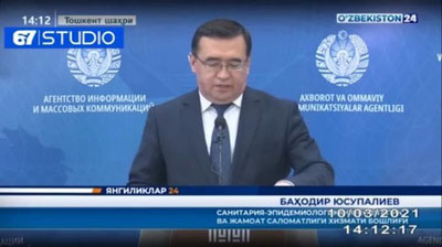 'Mamlakatimizda har kuni 20-40 kishida koronavirus aniqlanmoqda — Bahodir Yusupaliev'ning rasmi