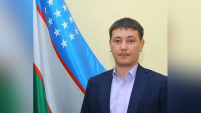 'Prezident tavsiya etgan yoshlar etakchisi Namangan shahar hokimining o`rinbosari etib tayinlandi'ning rasmi