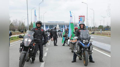 'Namanganda Navro`zga bag`ishlangan motoparad bo`lib o`tdi'ning rasmi