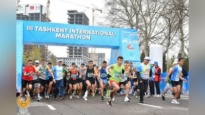 'Uchinchi Toshkent xalqaro marafoni start oldi'ning rasmi