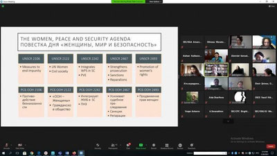 Изрображение 'Узбекистан разрабатывает Национальный план действий по вопросам женщин, мира и безопасности'