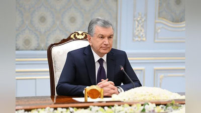 'Prezident Anna Berde boshchiligidagi delegasiyani qabul qildi'ning rasmi