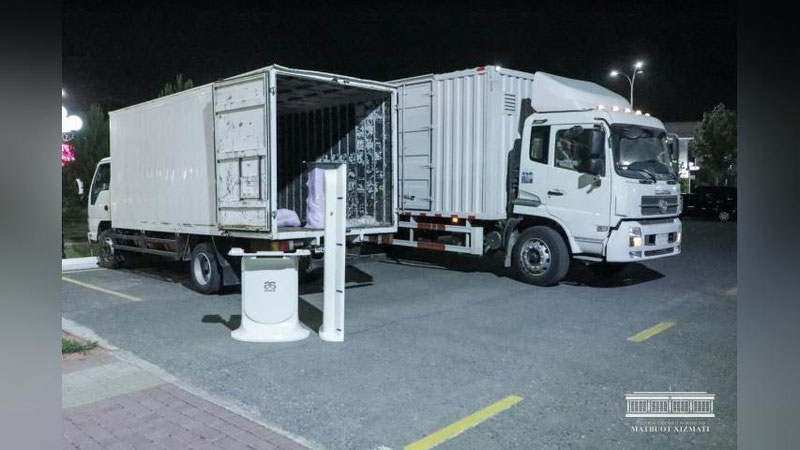 'Andijon viloyatiga birinchilardan bo`lib saraton kasalliklarini erta aniqlaydigan mobil mammograf olib kelindi'ning rasmi