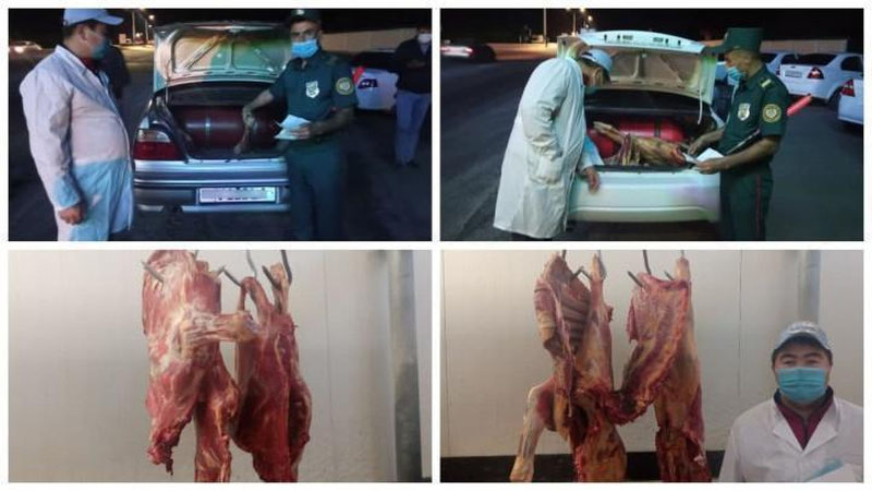 'Qashqadaryoda kelib chiqishi noma'lum katta miqdordagi sifatsiz go`sht mahsulotlari aniqlandi'ning rasmi