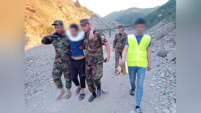 Изрображение 'Пропавшего в горах Паркентского района парня нашли целым и невредимым'