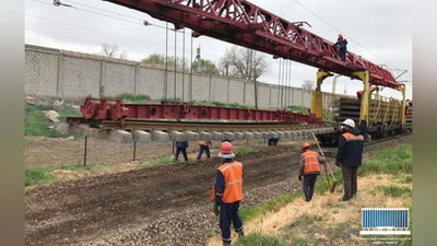 'Toshkent – Xojikent yo`nalishidagi temir yo`l kapital rekonstruksiya qilinmoqda'ning rasmi