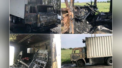 'Yangiyo`lda “KAMAZ” yonib ketdi'ning rasmi