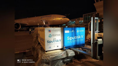 'O`zbekistonga "Sputnik V" vaksinasining 70 ming dozalik birinchi komponenti olib kelindi'ning rasmi