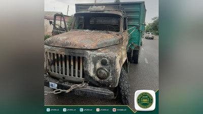 'Andijonda yuk avtomobili yonib ketdi'ning rasmi