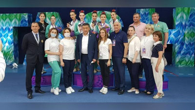 'O`zbekiston badiiy gimnastikachilari Tokio-2020 yo`llanmasini qo`lga kiritishdi'ning rasmi