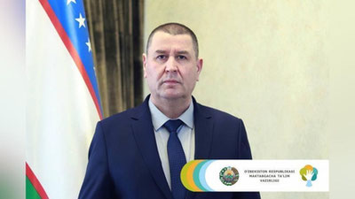 'Қахрамон Олимов янги лавозимга тайинланди. У "ўз фаолиятида сусткашликка йўл қўйгани учун" лавозимидан озод этилган эди'ning rasmi