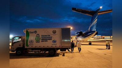 'Ozarbayjon O`zbekistonga 50 ming doza AstraZeneca vaksinasini yubordi'ning rasmi