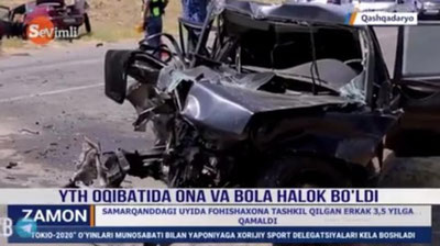 'Chiroqchida YTH oqibatida 3 nafar yo`lovchi vafot etdi (video)'ning rasmi