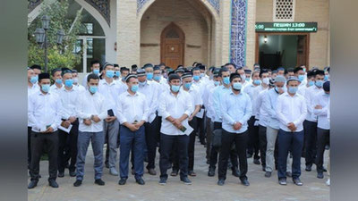 'Toshkent islom institutida ijodiy imtihon bo`lib o`tdi'ning rasmi