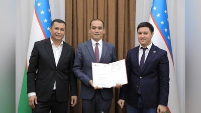 'Toshkent xalqaro ta`lim universiteti va University of Portsmouth hamkorlik aloqalarini o`rnatdi'ning rasmi