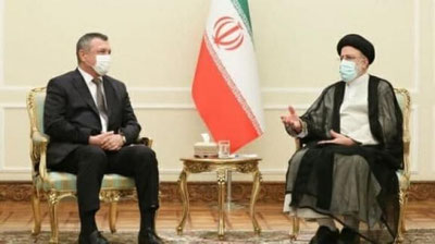 'Qonunchilik palatasi spikeri Eronning yangi saylangan prezidenti bilan uchrashdi'ning rasmi