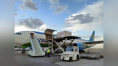 Изрображение 'Из Китая в Узбекистан доставили еще 1 млн доз вакцины'