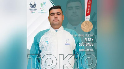 'Tokio-2020: Paralimpiya o`yinlarida yana bir bronza medali qo`lga kiritildi'ning rasmi