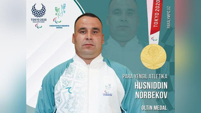 'Husniddin Norbekov – ikki karra Paralimpiya o`yinlari chempioni!'ning rasmi