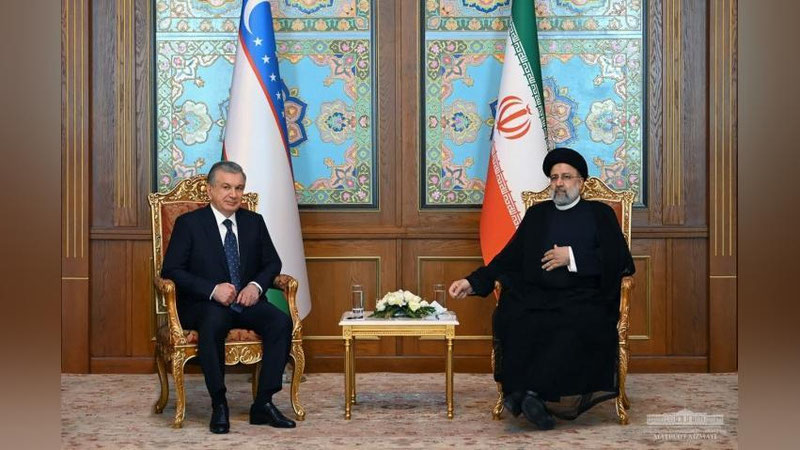 'Shavkat Mirziyoev Eron Prezidentini yuksak davlat lavozimiga saylangani bilan tabrikladi'ning rasmi