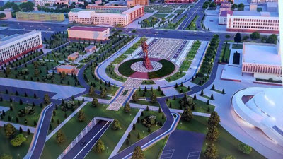 'Urganchda "Ginnes" kitobiga kirishi kutilayotgan monument quriladi'ning rasmi