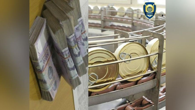 'Sergelida korxonaning sobiq rahbari Qozog`istondan keltirilgan  baliq konservalarini  talon-toroj qildi'ning rasmi