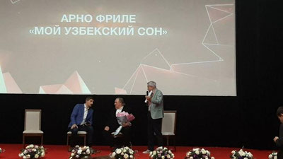 'Jerar Deparde O`zbekiston haqidagi  filmini taqdim etdi'ning rasmi