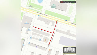 'Ertaga Toshkent "MUM" avtoshohbekatining atrofi avtomobillar uchun yopiladi'ning rasmi