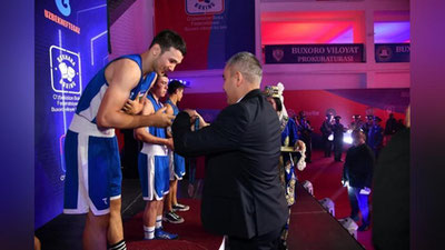 'Buxoroda boks bo`yicha yoshlar o`rtasida O`zbekiston chempionati g`oliblar aniq bo`ldi'ning rasmi