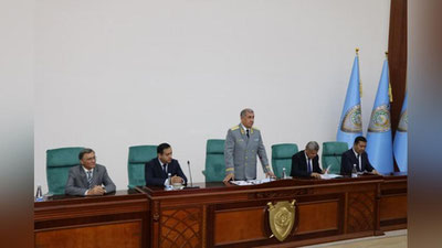 'Davlat tiliga oid qonun hujjatlari ijrosining so`zsiz ta`minlanishida prokuratura organlari oldingi saflarda bo`lishi zarur!'ning rasmi