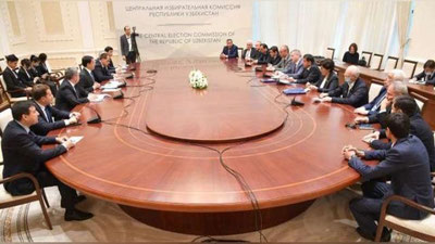 'Ташқи ишлар вазирининг биринчи ўринбосари халқаро кузатувчилар билан учрашди'ning rasmi