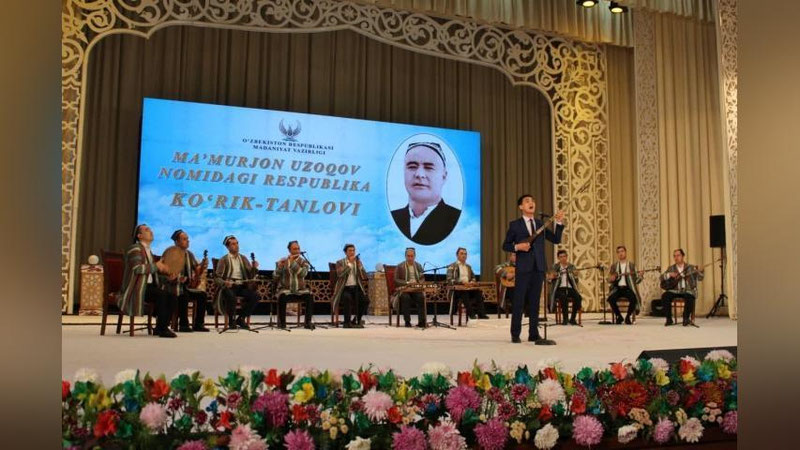 'Маъмуржон Узоқов номидаги ёш ижрочилар республика кўрик-танловининг ғолиблари аниқланди'ning rasmi
