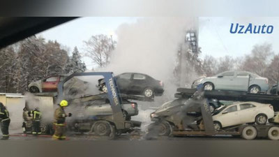 'Россияда "UzAutoMotors" машиналари ёниб кетди (видео)'ning rasmi