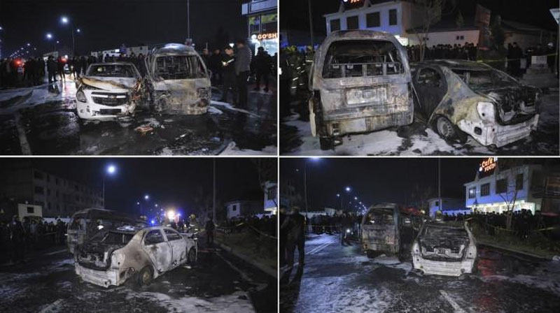 'Марғилонда тўқнашган “Cobalt” ва “Damas” бутунлай ёниб кетди. Ҳайдовчилардан бири воқеа жойида ҳалок бўлган'ning rasmi