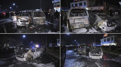 'Марғилонда тўқнашган “Cobalt” ва “Damas” бутунлай ёниб кетди. Ҳайдовчилардан бири воқеа жойида ҳалок бўлган'ning rasmi