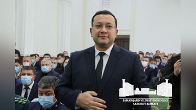 'Oqdaryo tumaniga ham hokim tayinlandi'ning rasmi