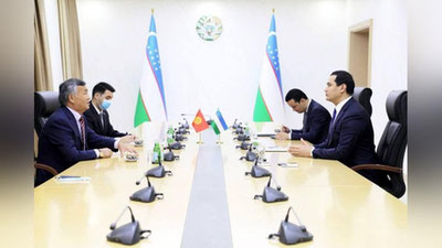 'Ўзбекистон ва Қирғизстон ўртасидаги ҳамкорликка оид масалалар муҳокама қилинди'ning rasmi