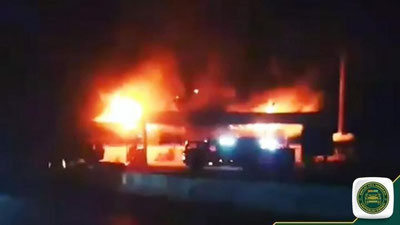 Изрображение 'Пожар на газозаправке в Чирчике: в ГУБДД заявили, что это прошлогодний инцидент'