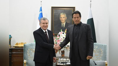 'Ўзбекистон ва Покистон етакчилари стратегик шерикликни мустаҳкамлаш масалаларини муҳокама қилди'ning rasmi