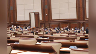 Изрображение 'Видео: итоги первого дня 24-го заседания Сената Олий Мажлиса'