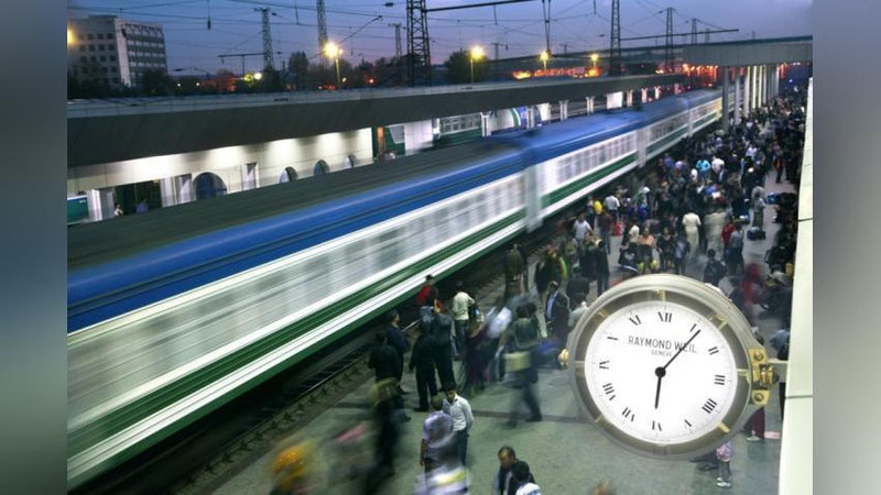 Изрображение 'С 1 апреля Узбекистан запускает первый пассажирский поезд в Казахстан'