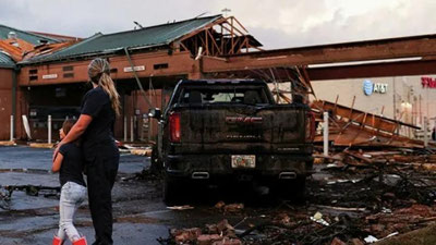 'АҚШнинг икки штати табиий офатдан зарар кўрди'ning rasmi