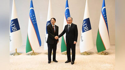 'Шавкат Мирзиёев ва ОТБ раҳбари стратегик шерикликни кенгайтиришнинг янги йўналишларини белгилаб олишди'ning rasmi