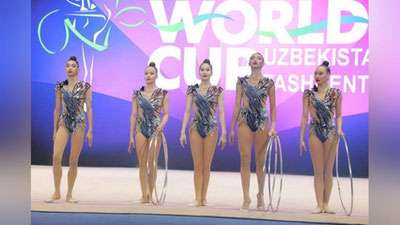 'Тошкентда бадиий гимнастика бўйича Жаҳон кубоги мусобақаси тантанали очилди'ning rasmi